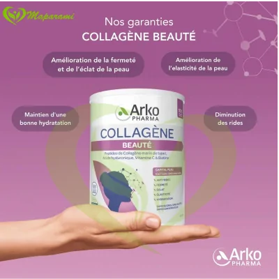 Arkopharma Collagène Beauté Poudre Marin 3-en-1
