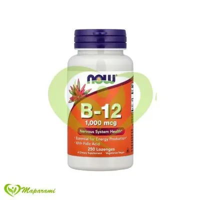 NOW Foods Vitamine B12 250 Pastilles