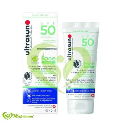Ultrasun face minéral ultra-light SPF50+ 40ml