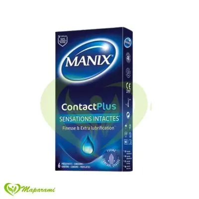Manix Contact Plus boîte de 6 préservatifs