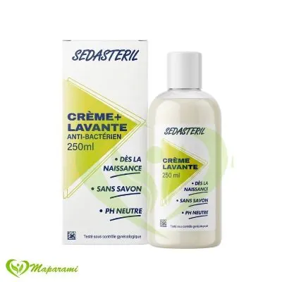 Sedasteril+ Crème Lavante Anti-Bactérien 250ml
