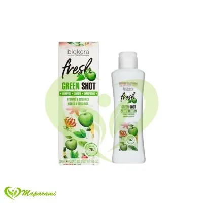Biokera Fresh Green Shot Shampooing 300ml