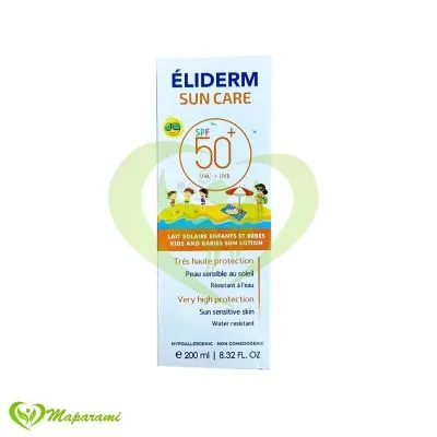 Eliderm Lait Solaire SPF50+ Enfants et Bébés 200ml