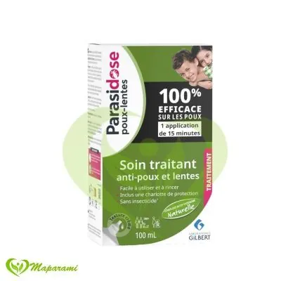 Gilbert Parasidose Soin Traitant Anti-Poux et Lentes 100ml