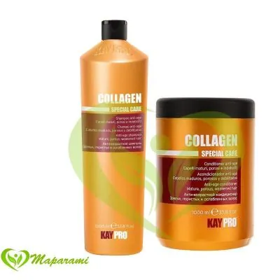 Kaypro Collagen Pack Shampooing et Conditionneur Anti-Âge 1000 ml