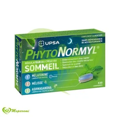 UPSA Phytonormyl Sommeil Mélatonine 30 Comprimés