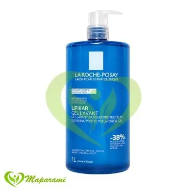 La Roche Posay Lipikar Gel Lavant Peau Sèche & Sensible 1 Litre