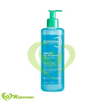 Bioderma Sébium Gel Moussant Peaux Mixtes à Grasses 400ml