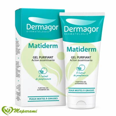 Dermagor Matiderm Py-Zn Gel Purifiant Peaux Grasses 200ml