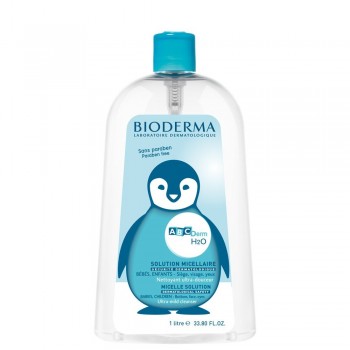 BIODERMA ABCDERM H2O SOLUTION MICELLAIRE POMPE 1L