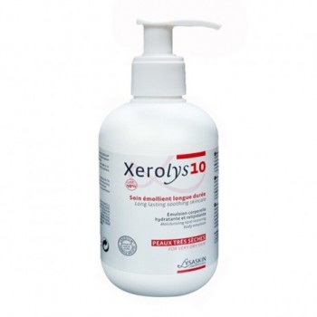 Lysaskin Xerolys 10 soin émol peaux très sèches 200ml