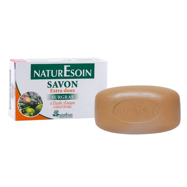 NATURE SOIN Arga savon extra-doux surgras a l'huile d'argan 80g