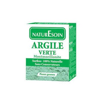 NaturE soin Argile verte 100% naturelle peaux grasses