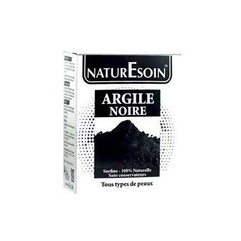 NaturE soin Argile Noire 100% naturelle 100G
