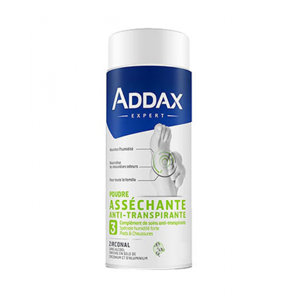 Addax ZIRCONAL 75 g Pieds Transpiration (Poudre)
