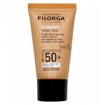 Filorga UV-Bronze Visage Fluide Solaire Anti-Âge SPF50+ – 40 ml